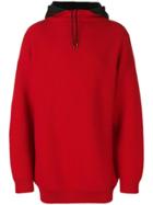 Balenciaga Knitted Hoodie - Red