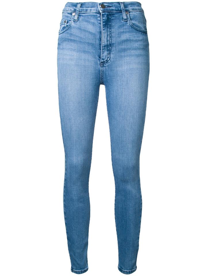 Nobody Denim Tone Siren Skinny Ankle, Women's, Size: 26, Blue, Cotton/elastodiene/polyester