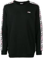 Fila Logo Side Stripe Sweatshirt - Black