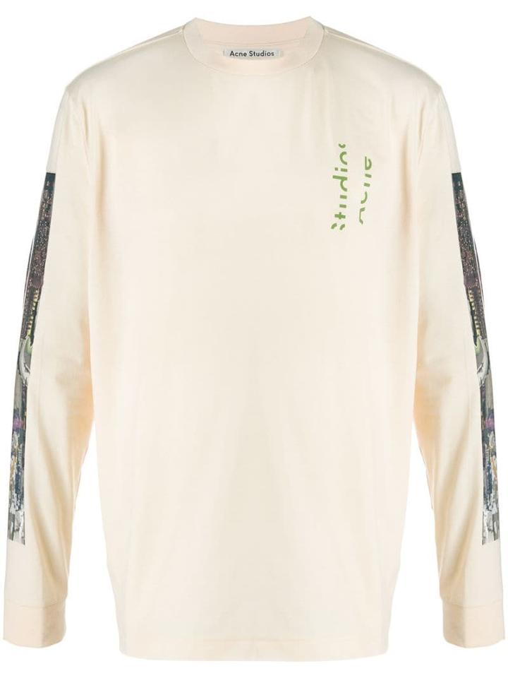 Acne Studios Video-print T-shirt - Neutrals