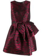 P.a.r.o.s.h. Zebra Jacquard Mini Dress - Black