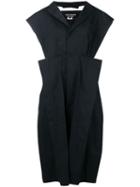 Junya Watanabe Structured Pinstripe Dress - Blue
