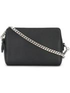 Maison Margiela Chain Strap Shoulder Bag, Women's, Black, Leather/cotton