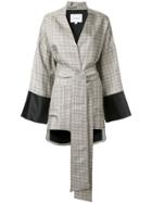 Layeur Tie-waist Kimono - Grey