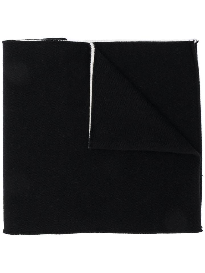 Valentino Logo Scarf - Black
