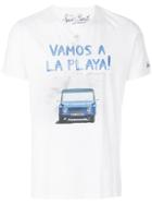 Mc2 Saint Barth Vamos A La Playa Print T-shirt - White