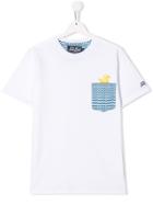 Mc2 Saint Barth Kids Teen Duck Print T-shirt - White