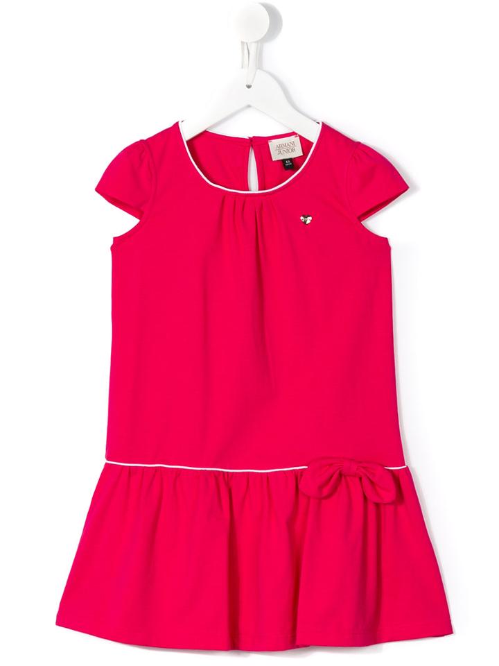 Armani Junior Flared Dress, Girl's, Size: 6 Yrs, Pink/purple