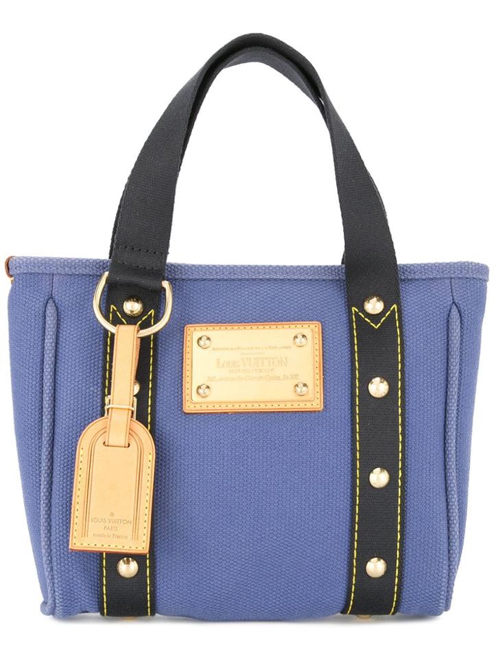 Louis Vuitton Vintage Antigua Cabas Pm Tote Bag - Purple