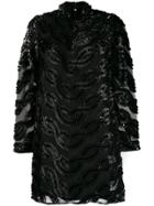 Erika Cavallini Sequin-embellished Silk Dress - Black