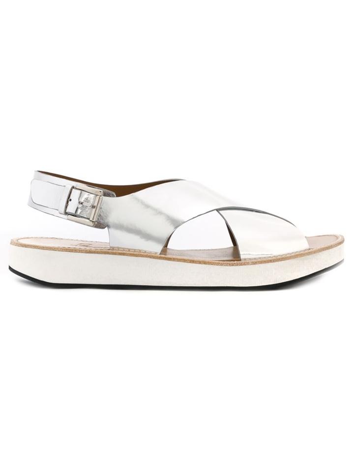 Flamingo S Avalon Sandals, Women's, Size: 41, Grey, Calf Leather/rubber