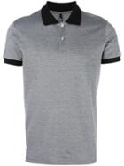 Versus Rear Logo Polo Shirt, Men's, Size: Xs, Grey, Cotton