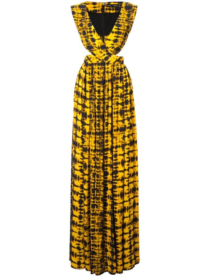 Proenza Schouler Tie Dye Long Dress - Black