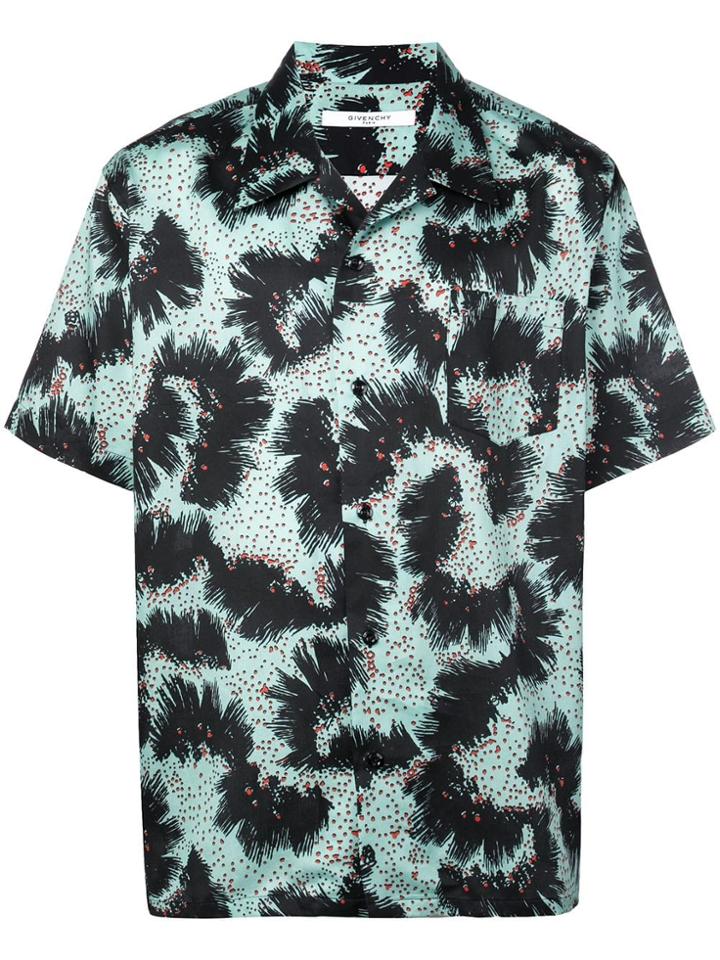 Givenchy Printed Short Sleeve Shirt - Green
