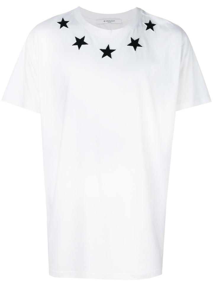 Givenchy Columbian-fit Star Patch T-shirt - White