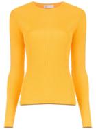 Nk Knitted Ribbed Top - Yellow