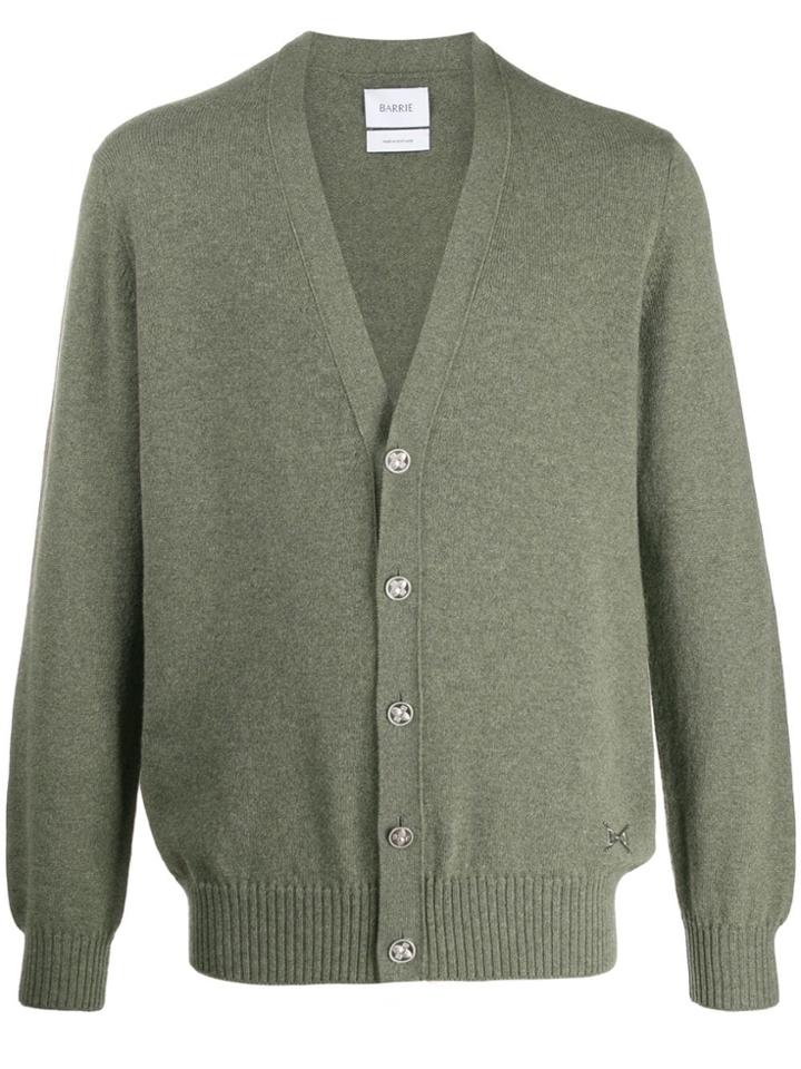 Barrie V-neck Cardigan - Green