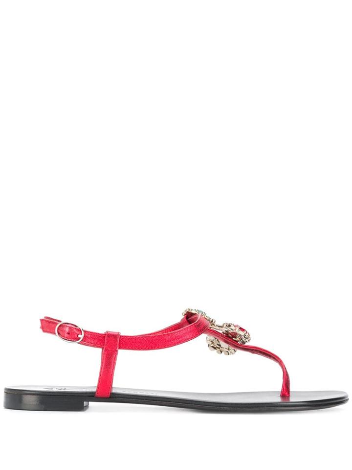 Giuseppe Zanotti Cherry-red Sandals