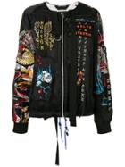 Diesel Tape Detailed Souvenir Jacket - Black