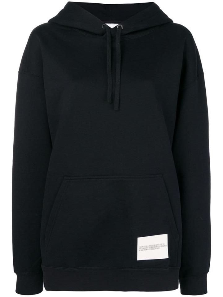Calvin Klein Jeans Est. 1978 Logo Patch Hoody - Black