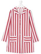 Caffe' D'orzo Silvia Striped Tunic Shirt - Red