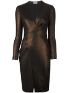 Emanuel Ungaro Long-sleeve Wrap Dress