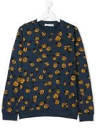 Stella Mccartney Kids Snail Jersey Sweater - Blue