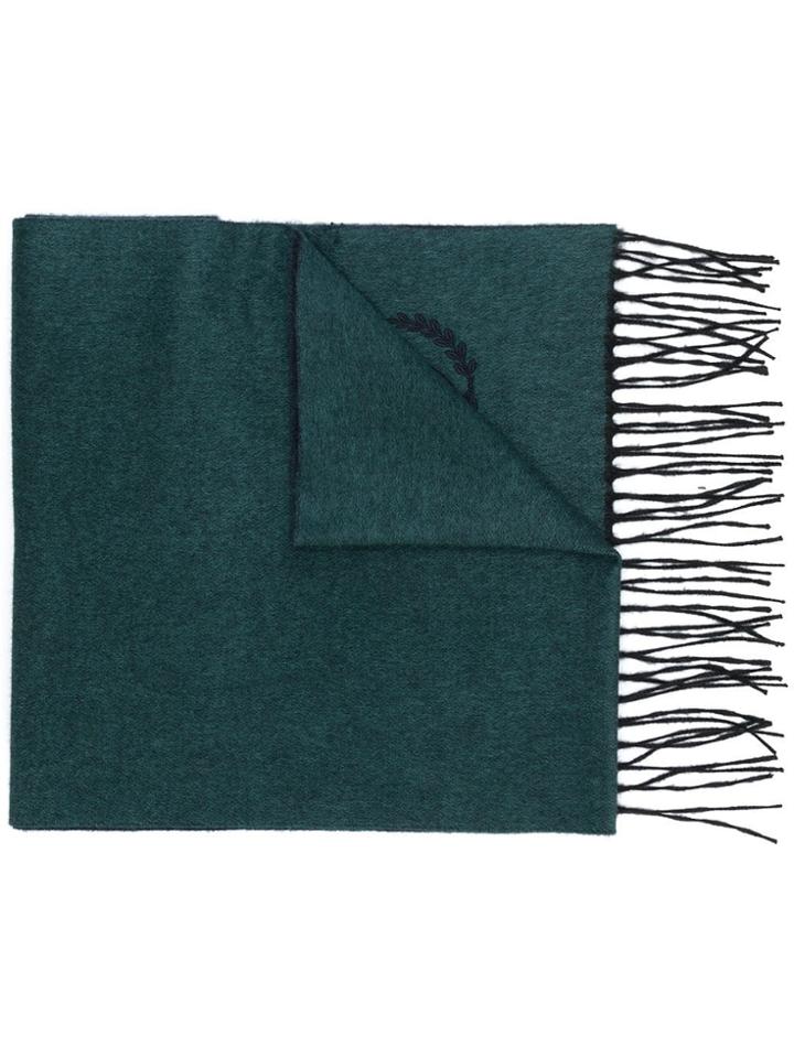 Dolce & Gabbana Fringed Scarf - Green