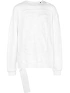 Haculla Nyc Destructed Sweatshirt - White
