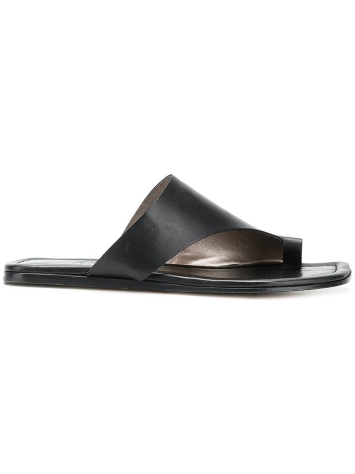 Agl Toe Strap Sandals - Black