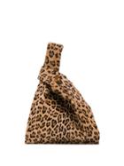 Simonetta Ravizza Textured Furry Tote - Brown