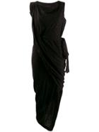 Vivienne Westwood Anglomania Asymmetric Midi Dress - Black