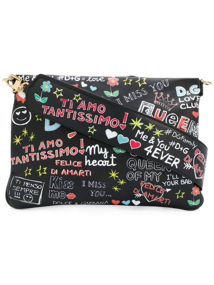 Dolce & Gabbana Cleo Clutch Bag - Black