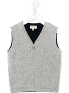 Cashmirino V-neck Knitted Gilet, Toddler Boy's, Size: 3 Yrs, Grey