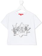 Loredana - Pop! Sequin Detail T-shirt - Kids - Cotton/spandex/elastane - 10 Yrs, White