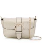 Red Valentino - Chain Metallic (grey) Shoulder Bag - Women - Sheep Skin/shearling - One Size, Sheep Skin/shearling