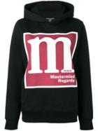 Mastermind Japan Oversized Logo Print Hoodie - Black