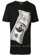Philipp Plein Dollar Round Neck T-shirt - Black