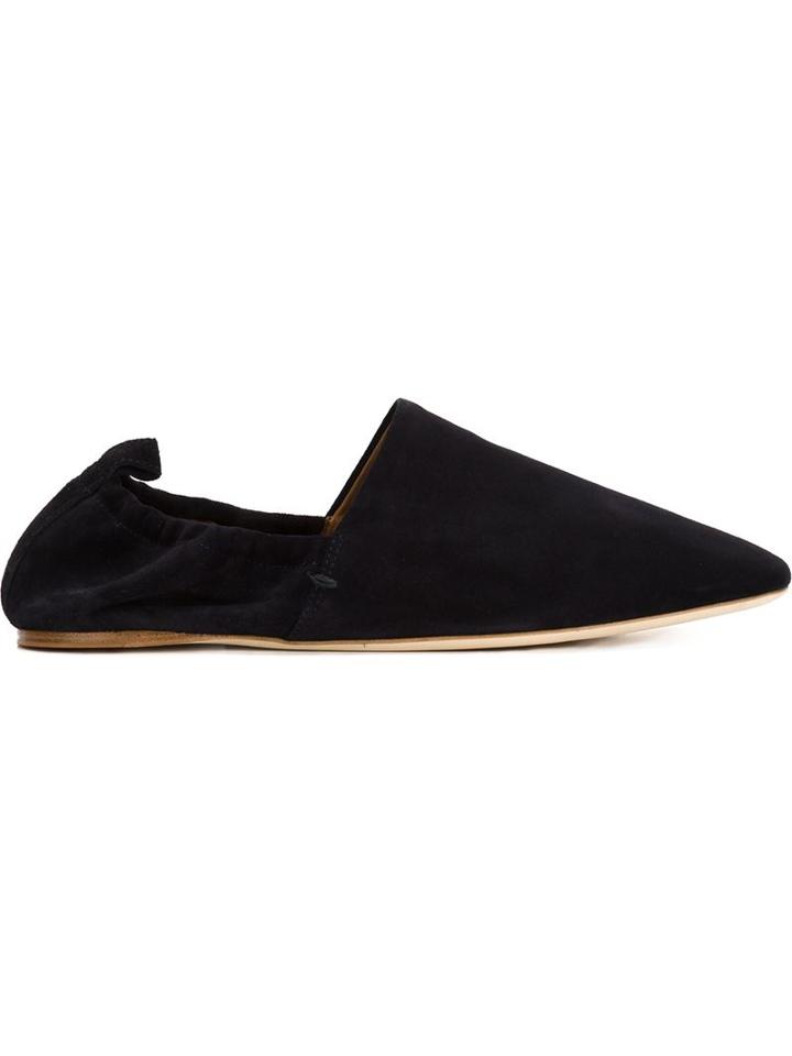 Rosetta Getty Suede Slippers