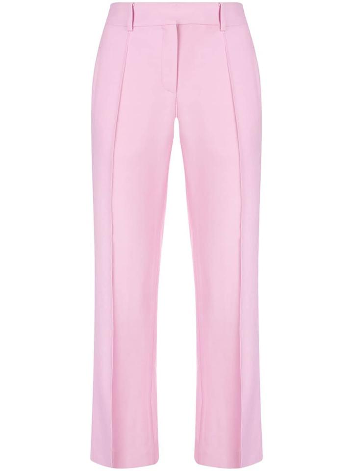 Khaite Tailored Straight Trousers - Pink