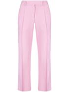 Khaite Tailored Straight Trousers - Pink