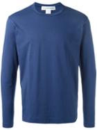 Comme Des Garçons Shirt Plain Sweatshirt, Men's, Size: Medium, Blue, Cotton