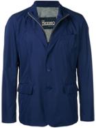 Herno Waterproof Button Blazer - Blue
