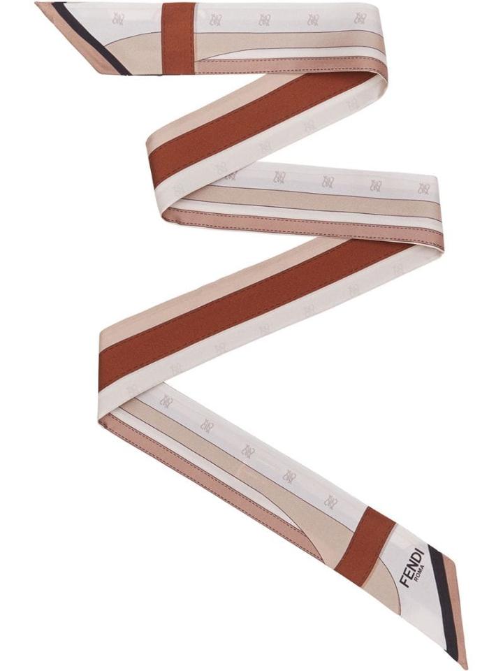 Fendi Karligraphy Two-sided Wrappy - Brown