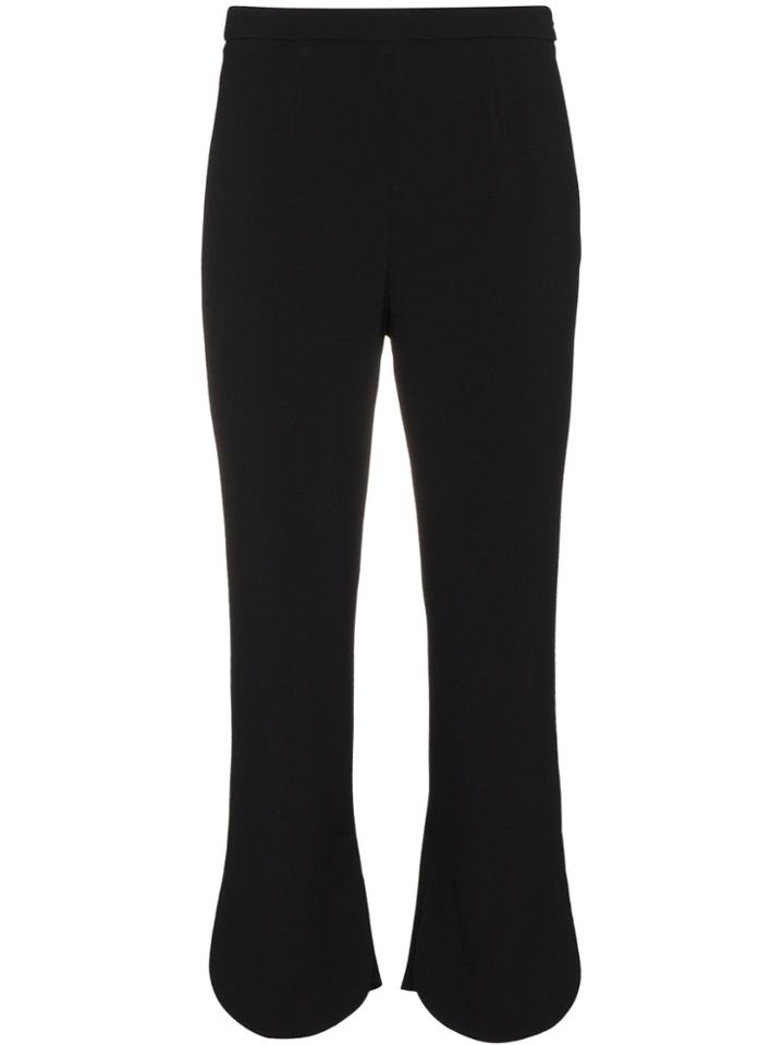 Prada Petal Hem Trousers - Black