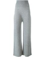 Prada Petal Hem Trousers - Black