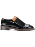 Marni Fringe Strap Loafers - Black