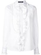 Dolce & Gabbana Ruffled Shirt - White
