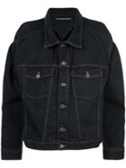 Y / Project Double Denim Jacket - Black