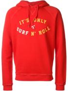Dsquared2 Surf N Roll Print Hoodie, Men's, Size: Xxl, Red, Cotton